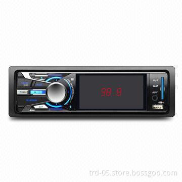 Car Radio Receiver with LED Display, USB/SD/MMC Card, Aux-in and Remote Control